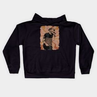 toby hits deep retro Kids Hoodie